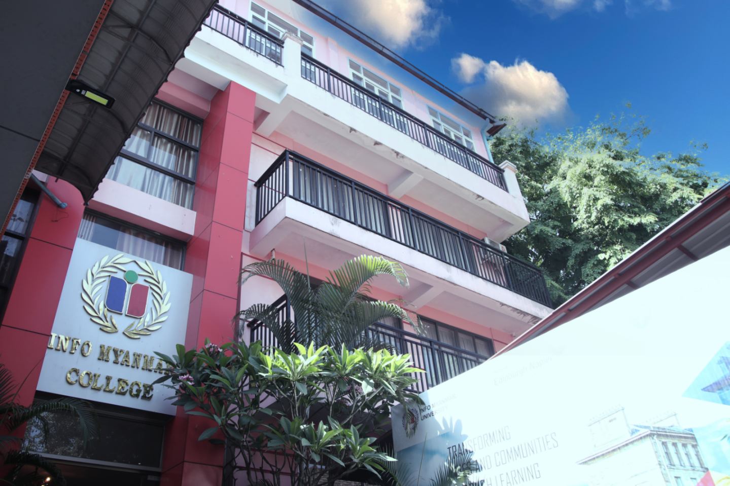 Main Campus at Info Myanmar College