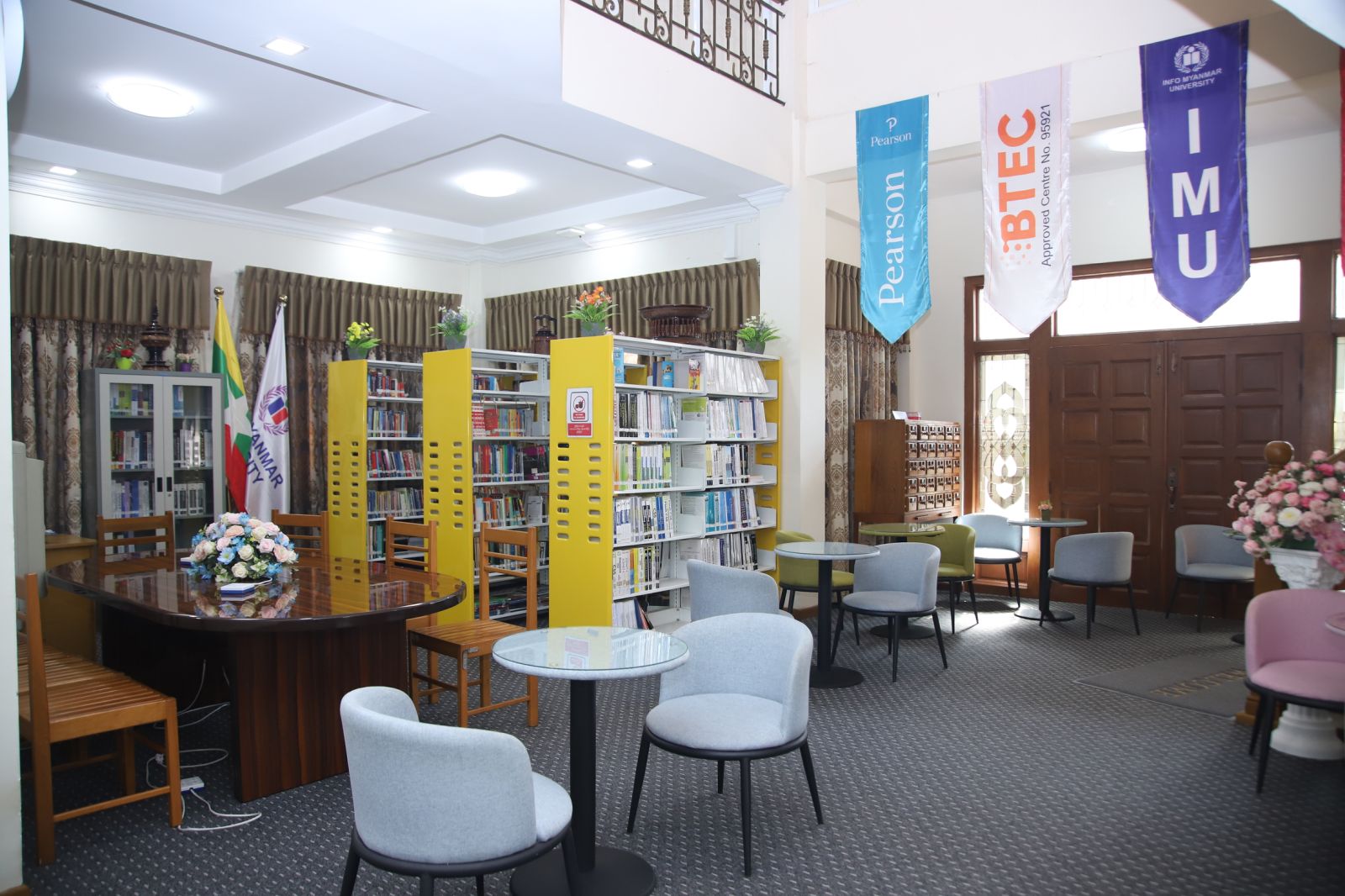 Library at Info Myanmar College