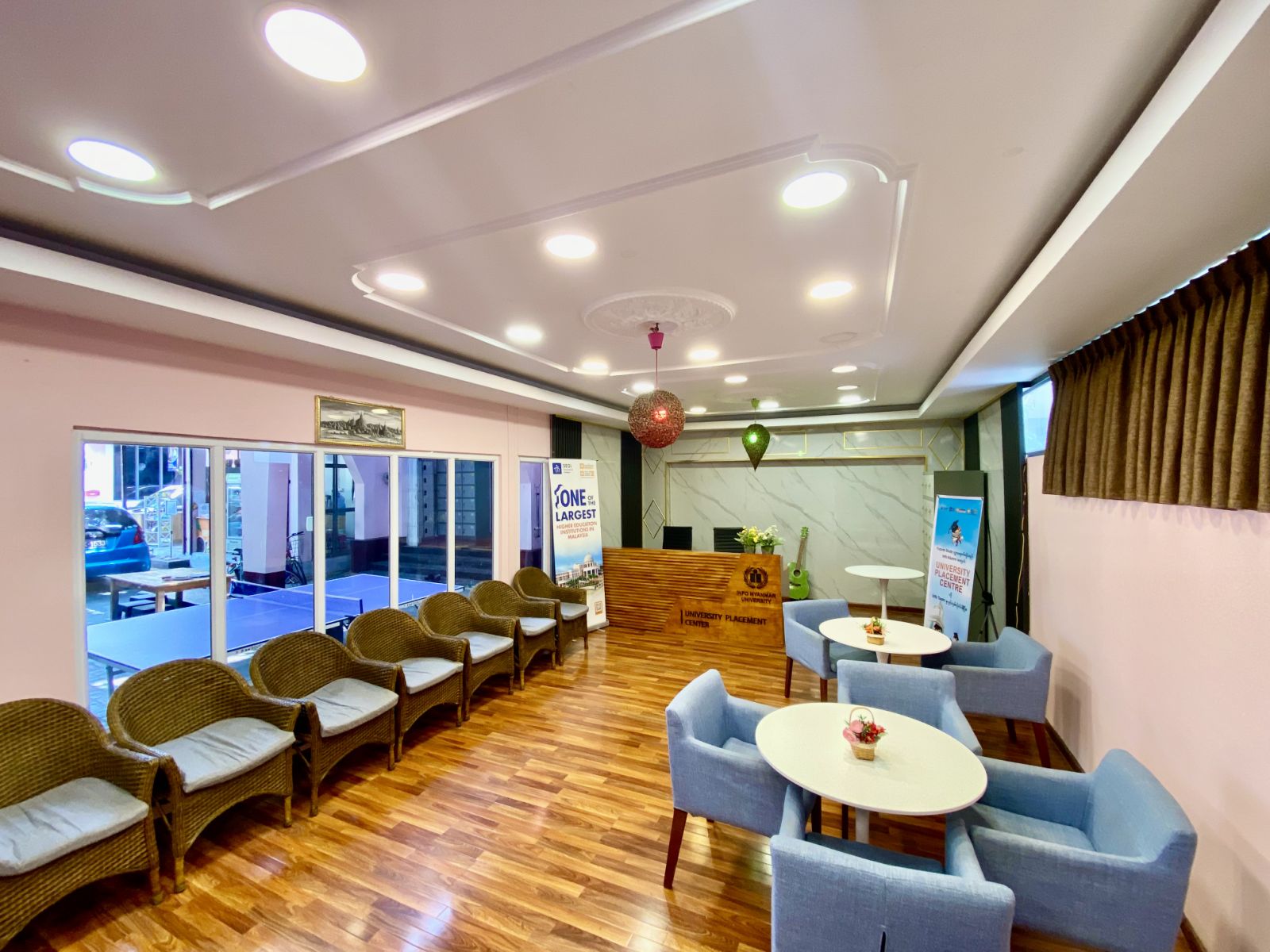 Lobby at Info Myanmar College