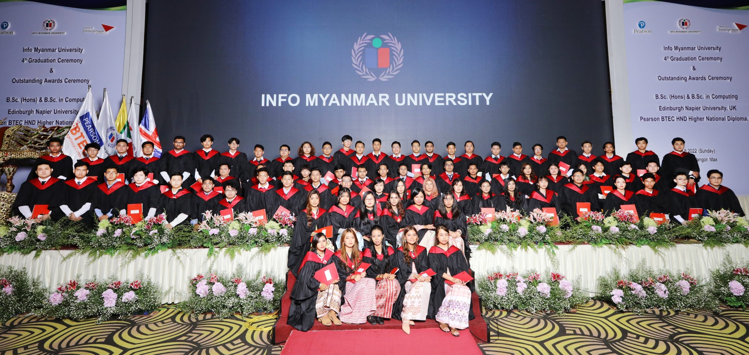 Graduation ceremony at Info Myanmar College